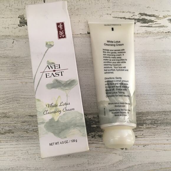 Wei East Skincare White Lotus Cleansing Cream Face Wash 4.5 oz NEW SEALED NIP - Picture 6 of 7
